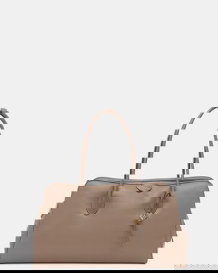 Calvin Klein geantă shopper pentru femei, cu imitație de piele