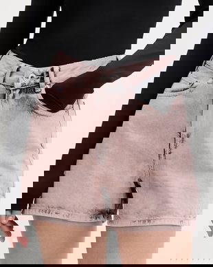 Karl Lagerfeld Jeans pantaloni scurți pentru femei, din denim