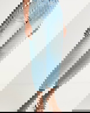 Haveone blugi relaxed fit pentru femei