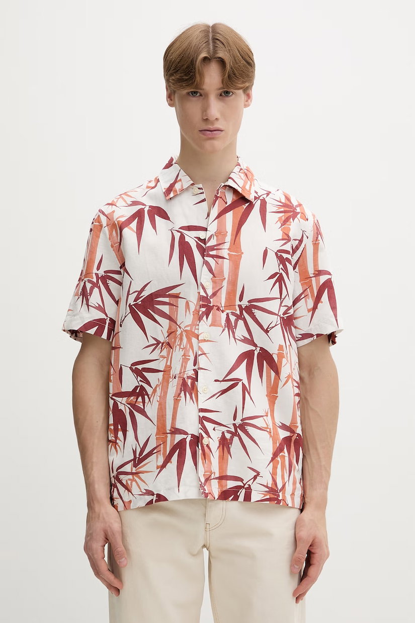 Marc O'Polo cămașă pentru bărbați, cu amestec de in