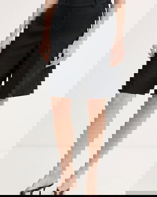 Mos Mosh pantaloni scurți pentru femei, cu amestec de in Alexis