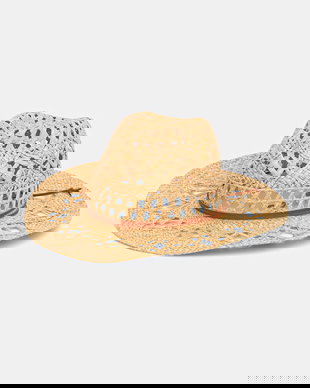 Patrizia Pepe pălărie de paie pentru femei împletită