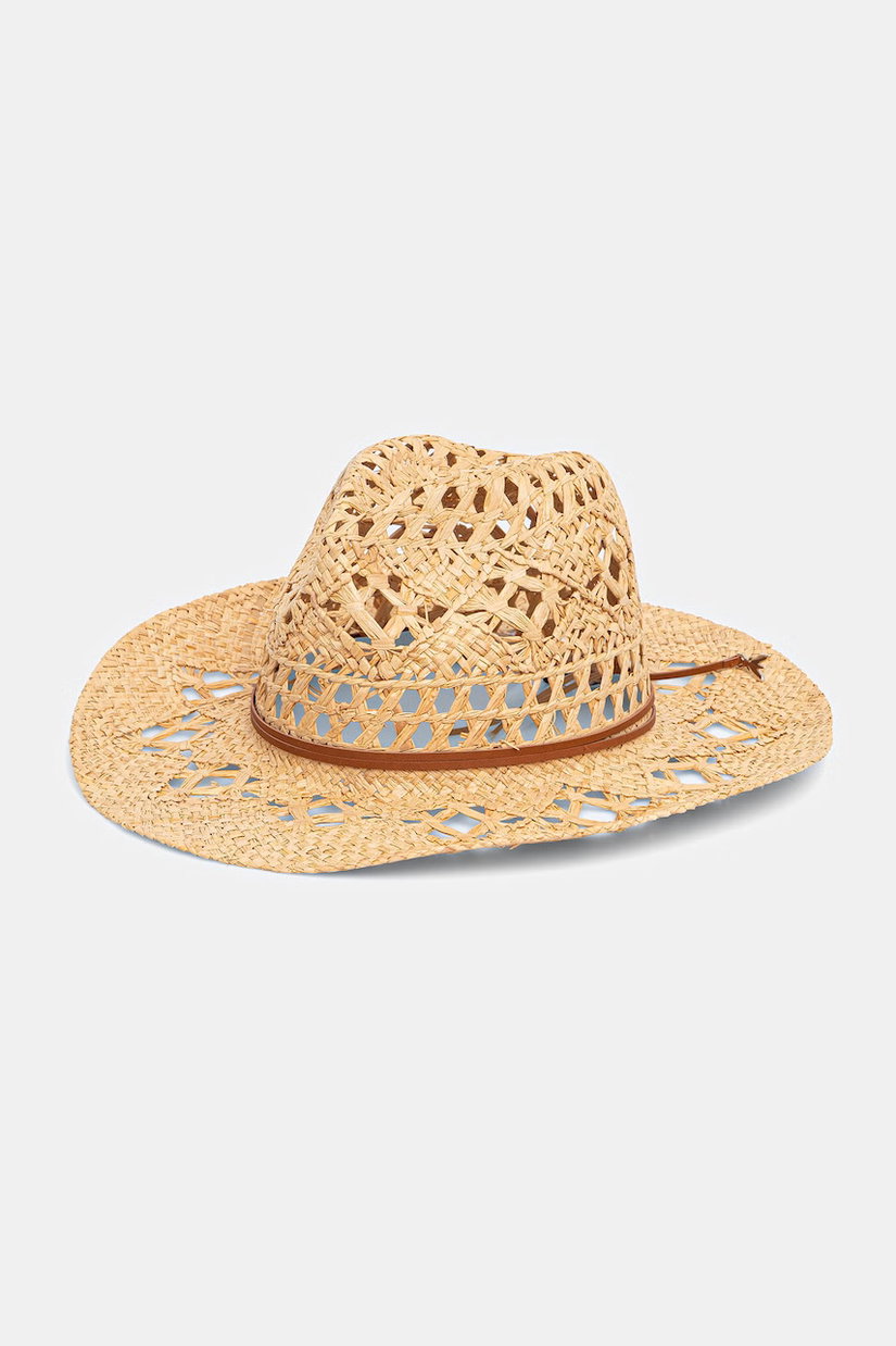 Patrizia Pepe pălărie de paie pentru femei împletită