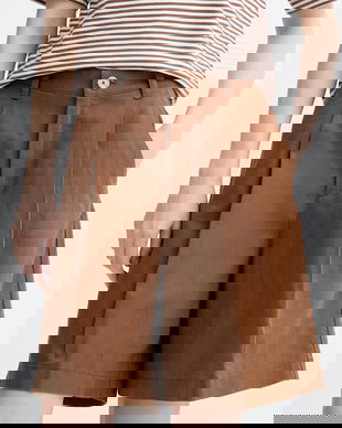 Marc O'Polo pantaloni scurți pentru femei, din in