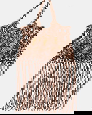 iBlues geantă de plajă pentru femei, din bumbac PINNE