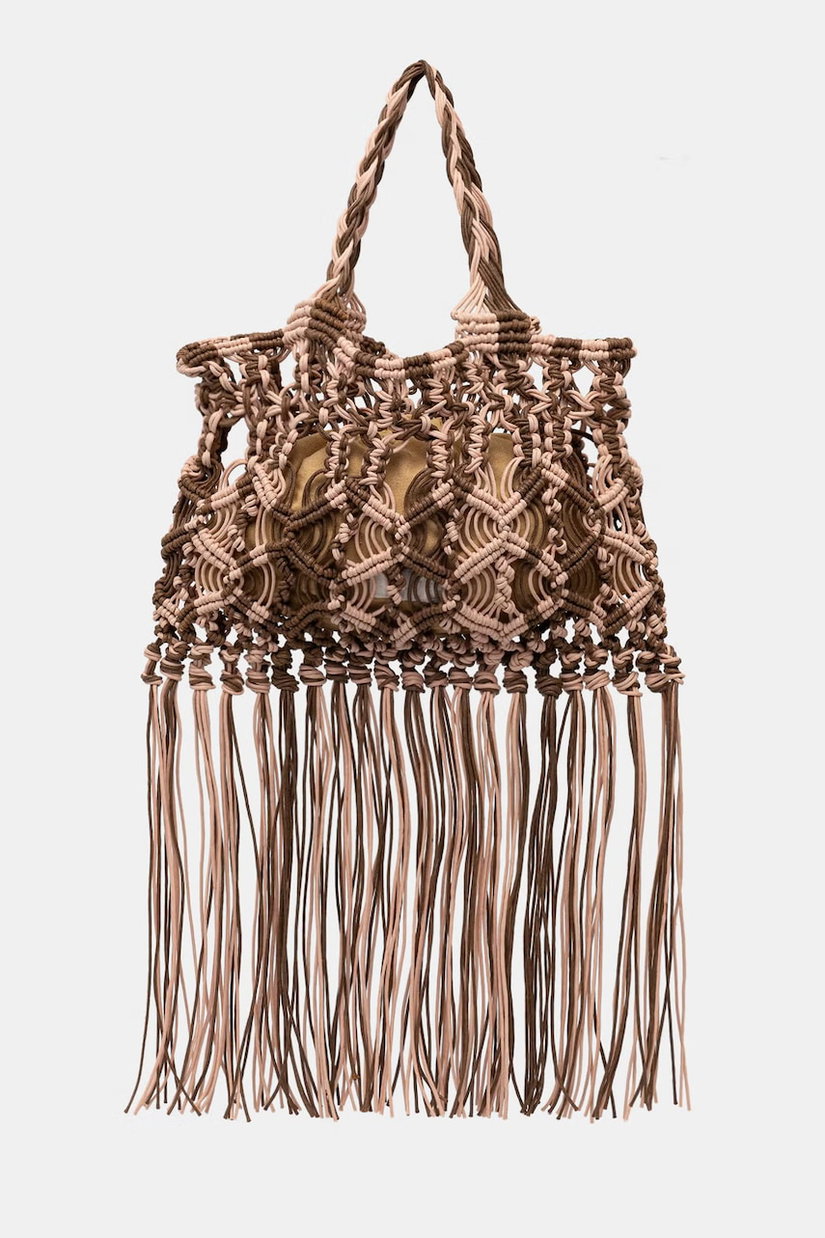 iBlues geantă de plajă pentru femei, din bumbac PINNE