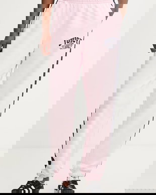 Juicy Couture pantaloni de trening pentru femei, cu bumbac CREST TRACKPANT