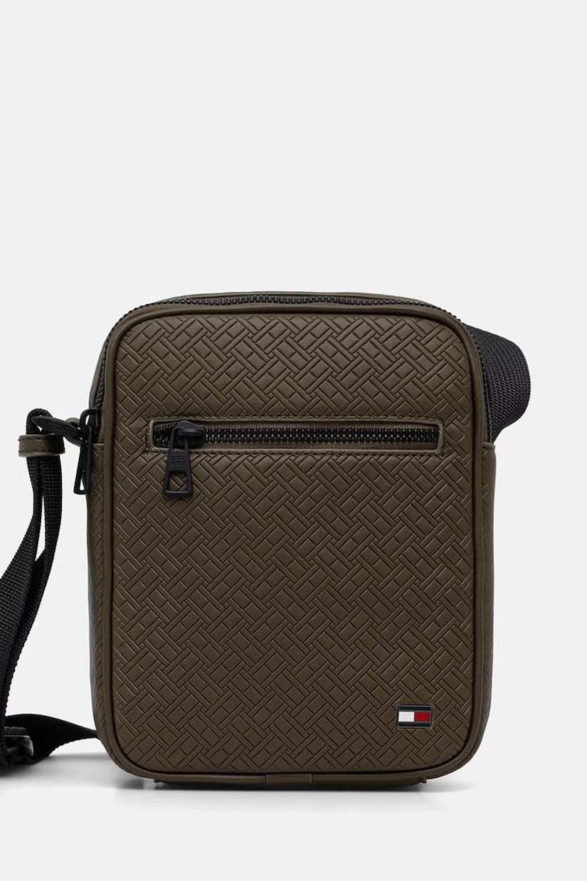 Tommy Hilfiger borsetă pentru bărbați, cu imitație de piele