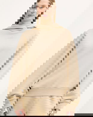 EA7 Emporio Armani hanorac cu glugă pentru femei, din bumbac