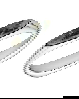 Diesel inel pentru femei, din oțel chirurgical cu jasp