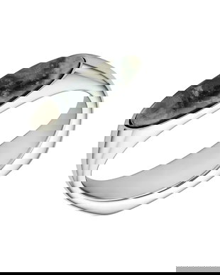 Diesel inel pentru femei, din oțel chirurgical cu jasp