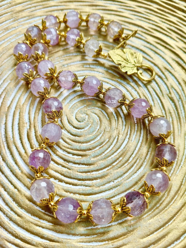 Colier vintage ametist lavanda