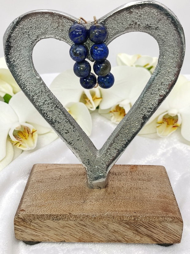 Cercei hipoalergenici Lapis Lazuli