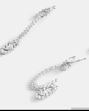 Michael Kors cercei pentru femei, din argint cu zirconiu cubic