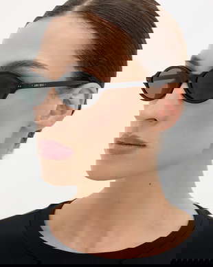 Jimmy Choo ochelari de soare rotunzi pentru femei