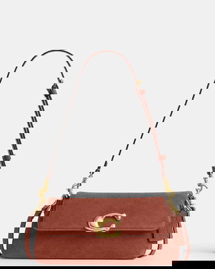 Coach geantă crossbody pentru femei, din piele întoarsă Suade Jet Shoulder Bag