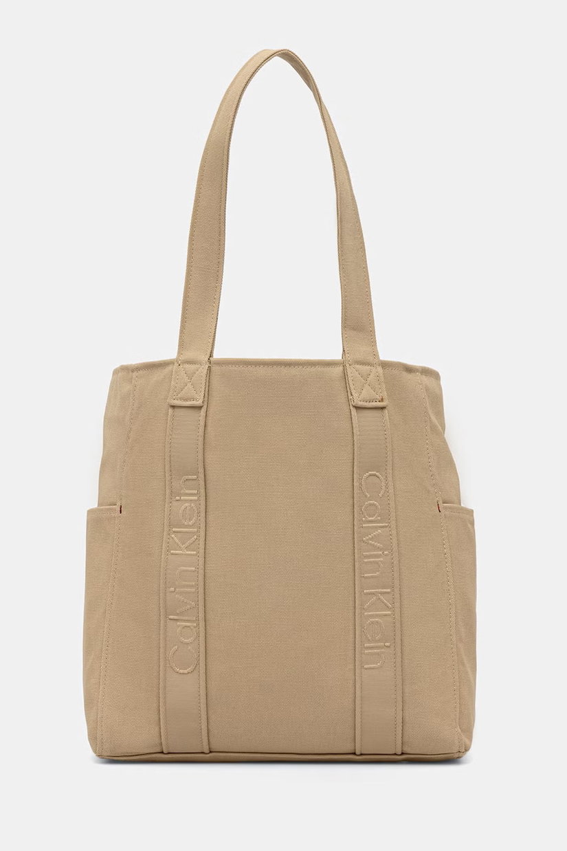Calvin Klein tote bag pentru femei, din bumbac
