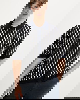 Rag & Bone pulover cu mânecă scurtă pentru bărbați, din bumbac