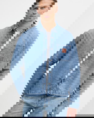 Guess Jeans cămașă pentru bărbați, din denim