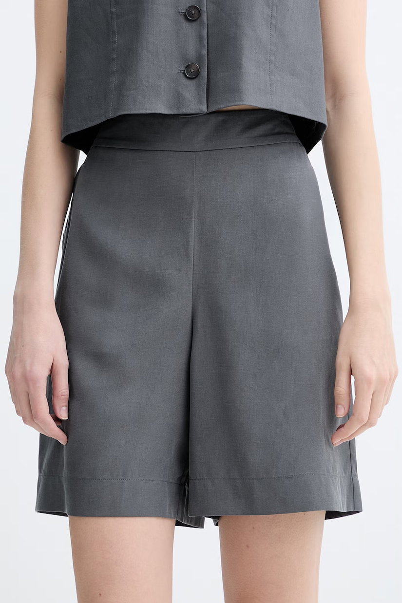 Marc O'Polo pantaloni scurți pentru femei, cu amestec de in