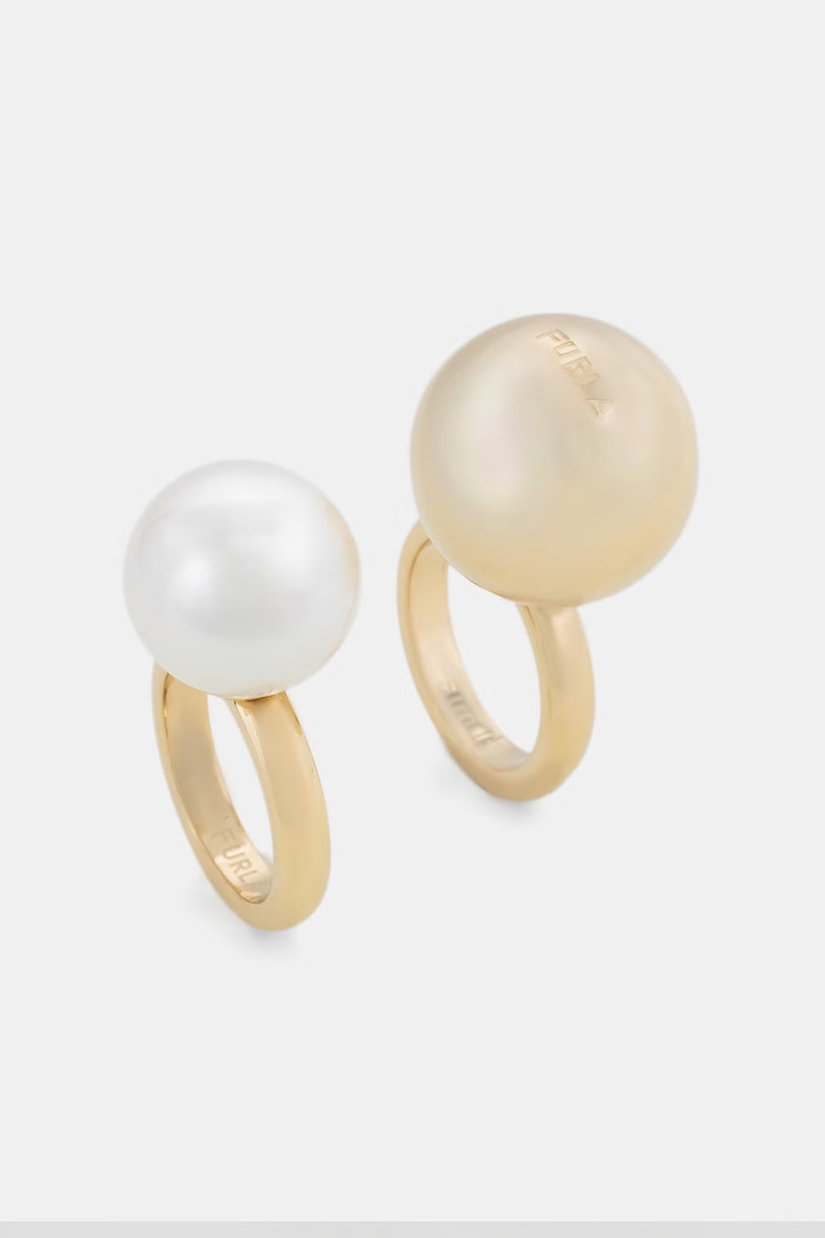 Furla inel pentru femei, din metal pachet de 2