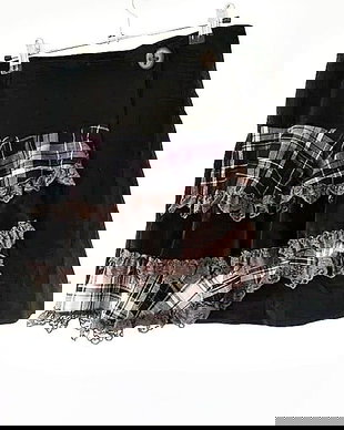 fusta velurata cu volanase parte peste parte , Cache Cache , 38