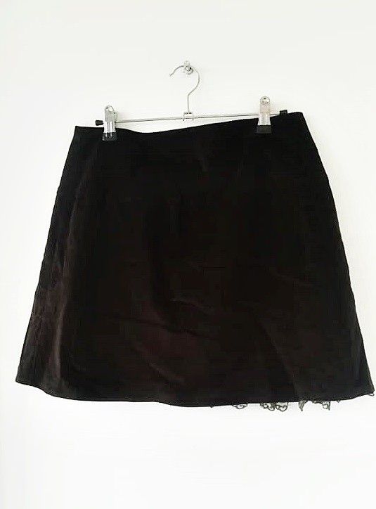 fusta velurata cu volanase parte peste parte , Cache Cache , 38