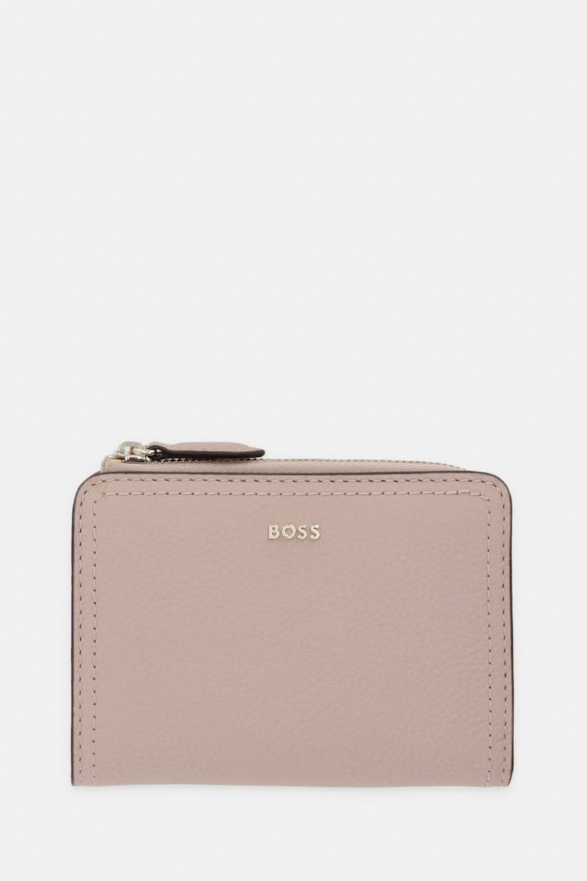 BOSS portofel de damă din piele Lenah Small Wallet