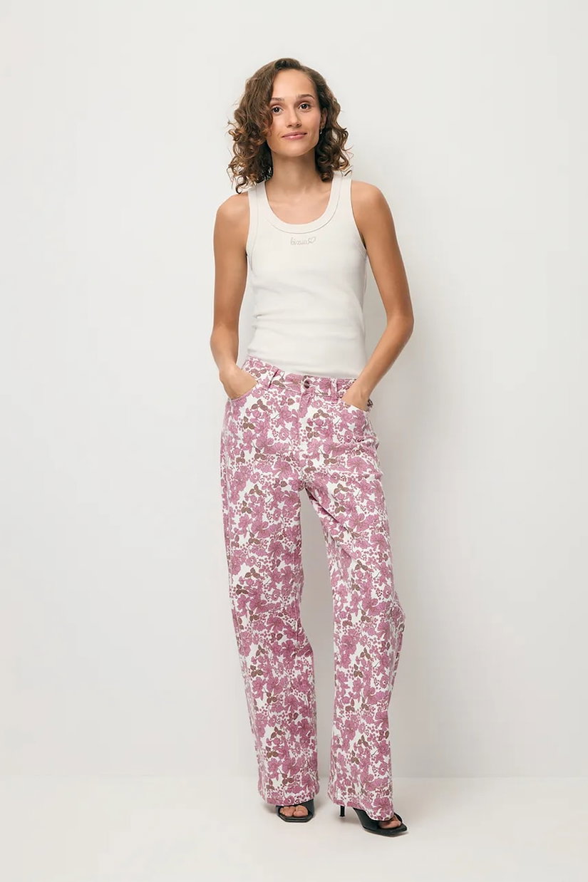 BIZUU pantaloni de femei din denim DONY