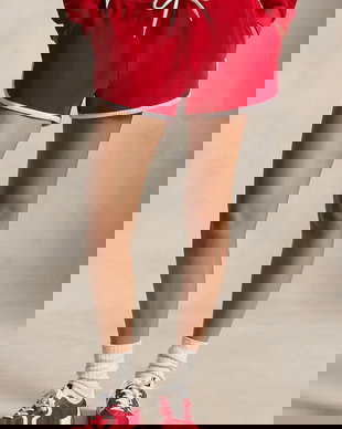 Polo Ralph Lauren pantaloni scurți pentru femei LT WT COTTON TERRY-KNT-SHORTS