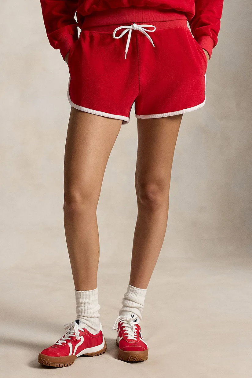 Polo Ralph Lauren pantaloni scurți pentru femei LT WT COTTON TERRY-KNT-SHORTS