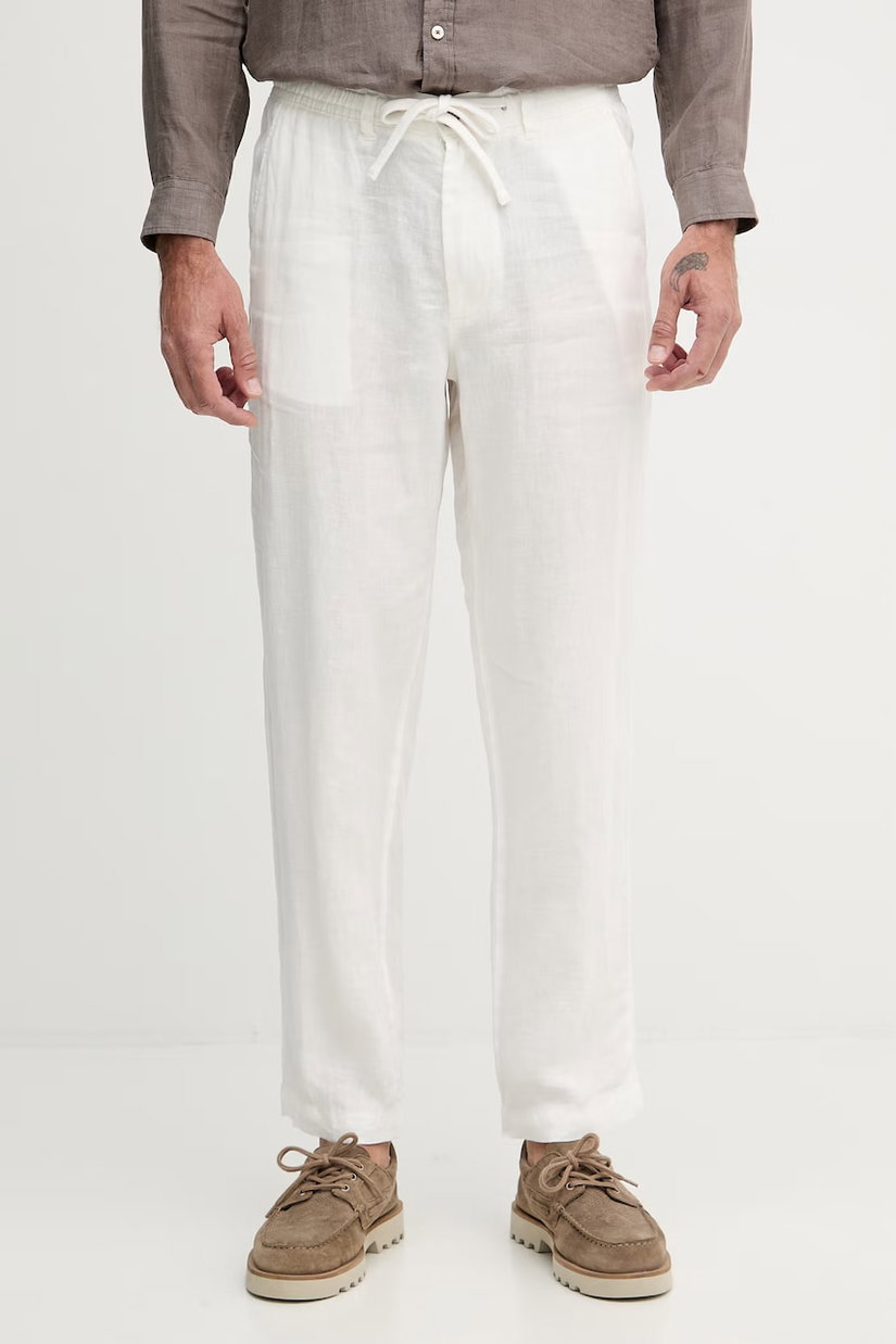 United Colors of Benetton pantaloni pentru bărbați, din in