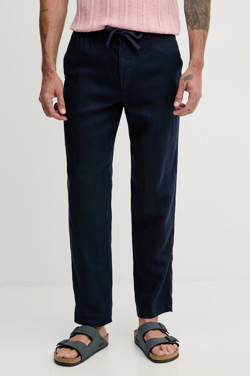 United Colors of Benetton pantaloni pentru bărbați, din in