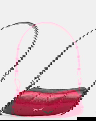 Zadig&Voltaire geantă de damă din piele LE ROUDOUDOU VINTAGE PATENT