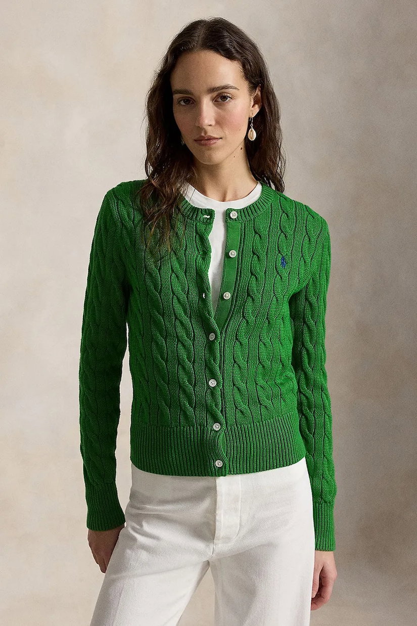 Polo Ralph Lauren Cardigan de damă din bumbac