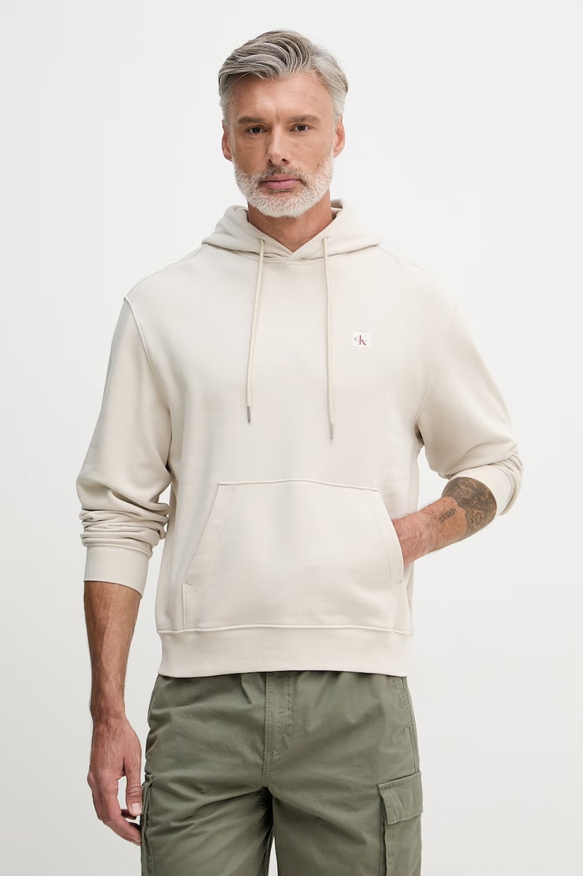Calvin Klein Jeans Hanorac cu glugă bărbătesc din bumbac