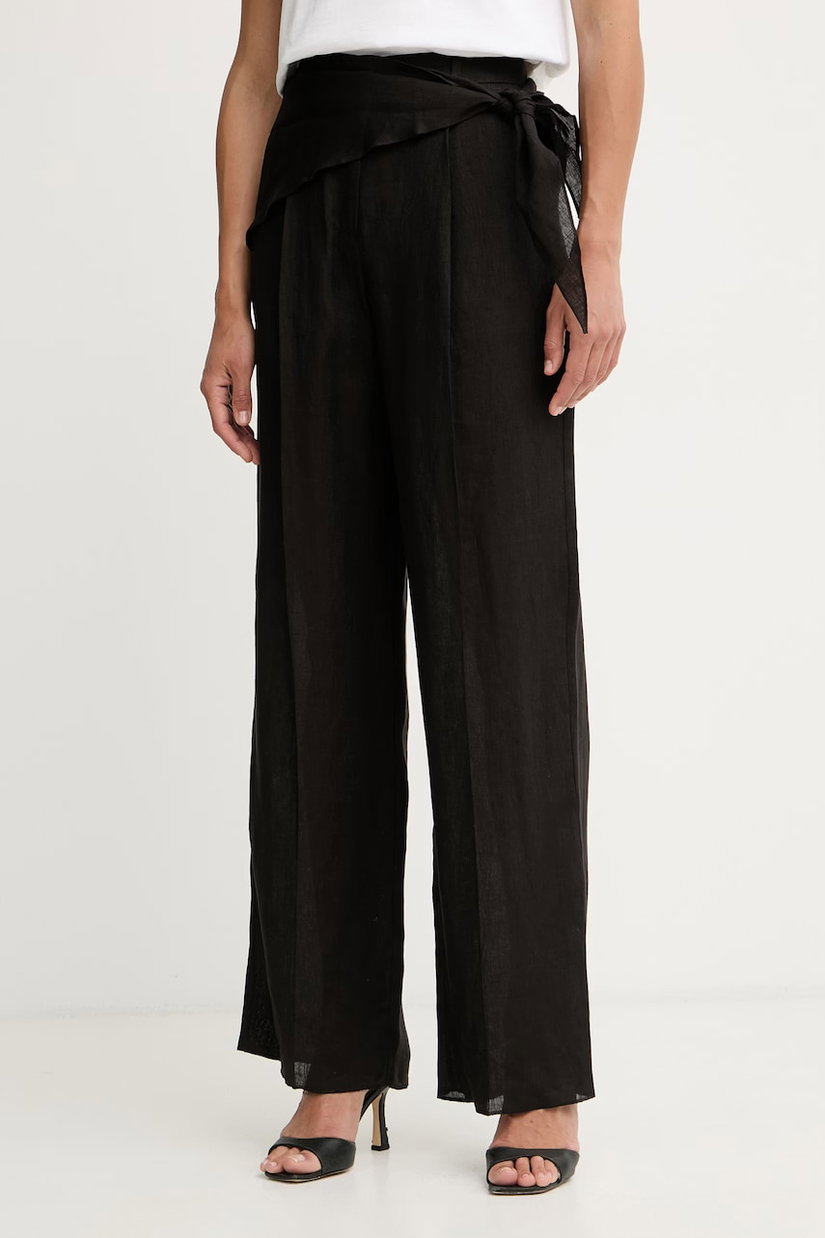 Marella pantaloni wide leg pentru femei, din SOLISTA