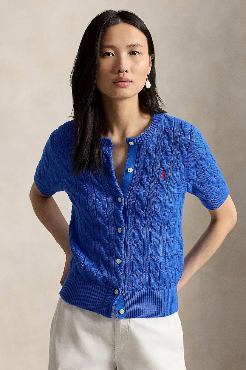 Polo Ralph Lauren cardigan pentru femei, din bumbac