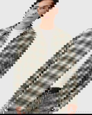 AllSaints cămașă bărbați LUMLEY