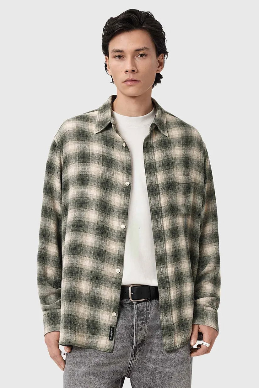 AllSaints cămașă bărbați LUMLEY