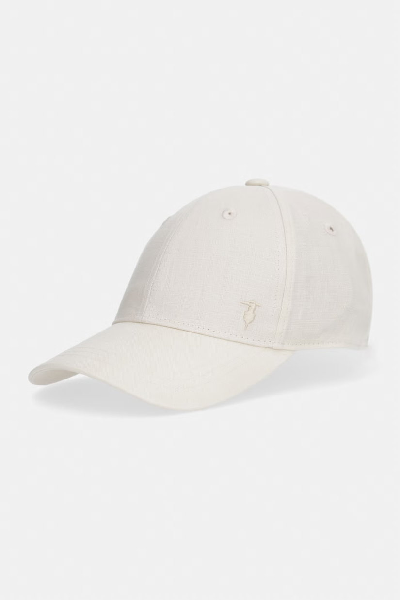 Trussardi șapcă de baseball bărbătească din in