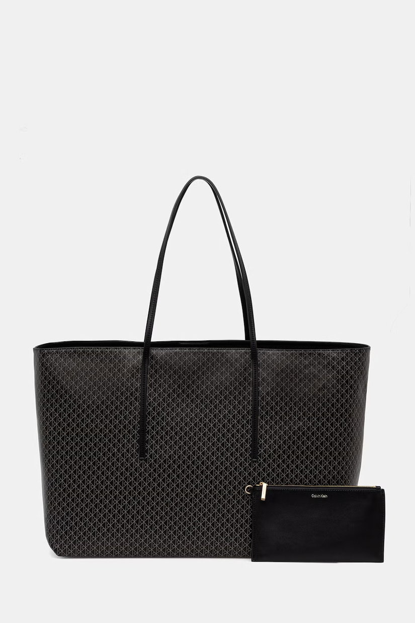 Calvin Klein geantă shopper pentru femei, cu imitație de piele