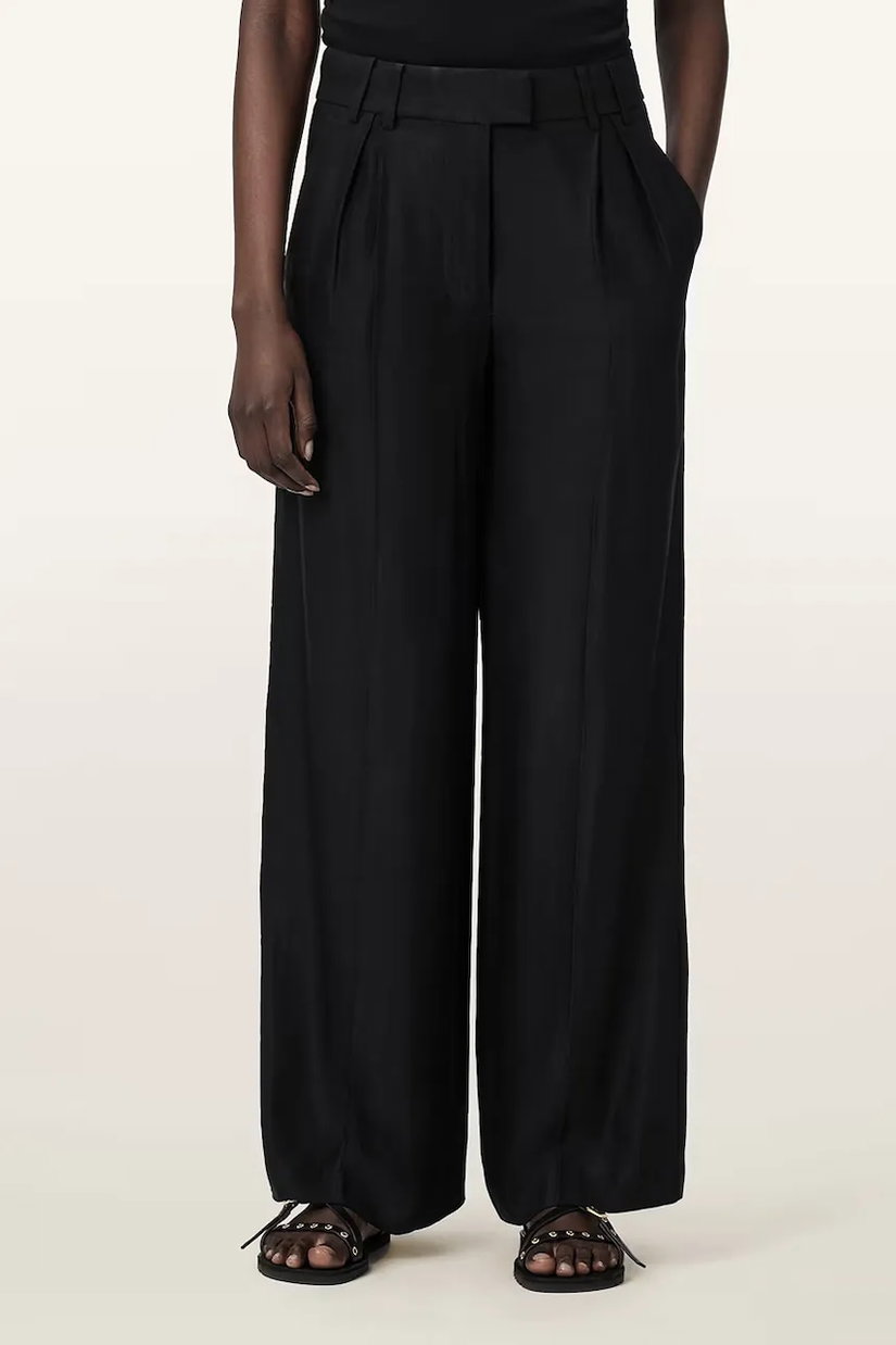 AllSaints pantaloni wide leg pentru femei, din in CHARLEY
