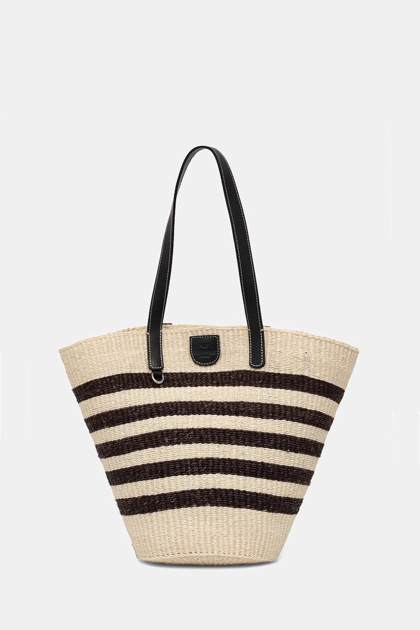 Weekend Max Mara geantă de plajă de damă împletită AGENNAIO