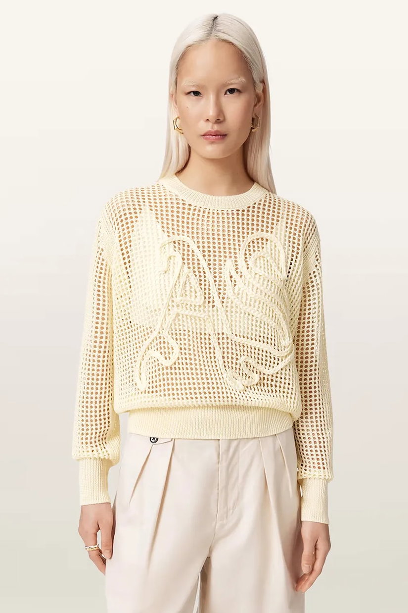 AllSaints pulover pentru femei, cu vâscoză RAELYN