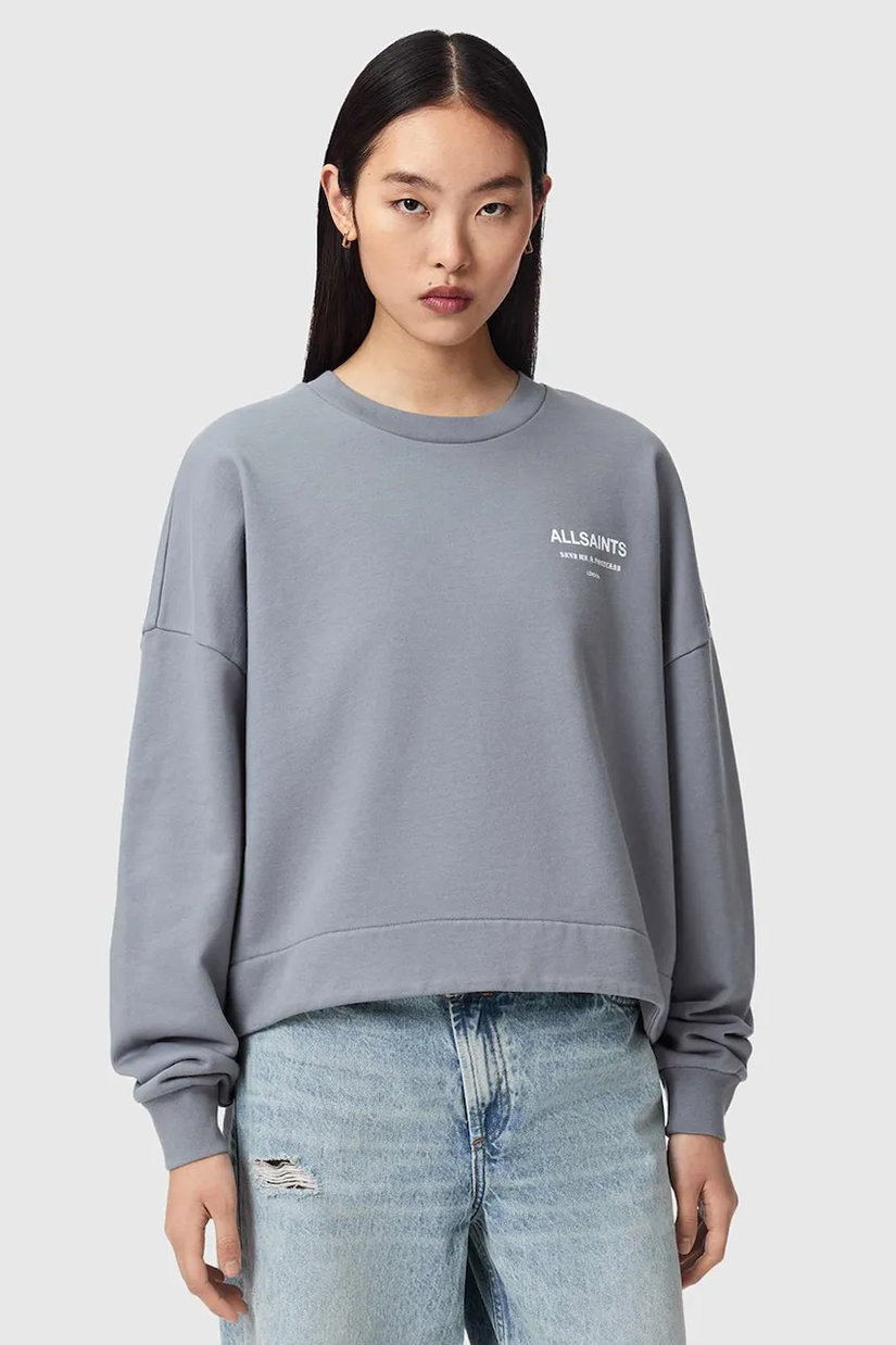 AllSaints hanorac oversized pentru femei, din bumbac DREAMER