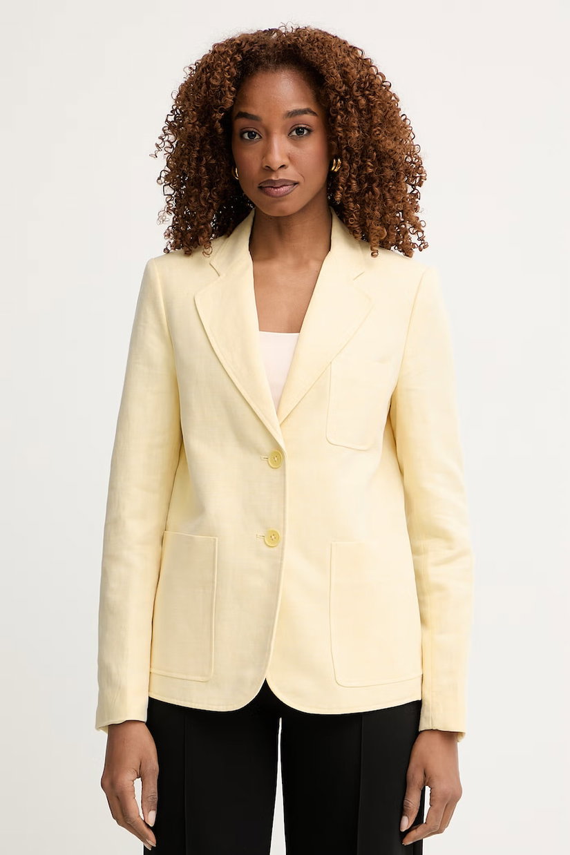 MICHAEL Michael Kors sacou cu un singur rând de nasturi pentru femei, cu in