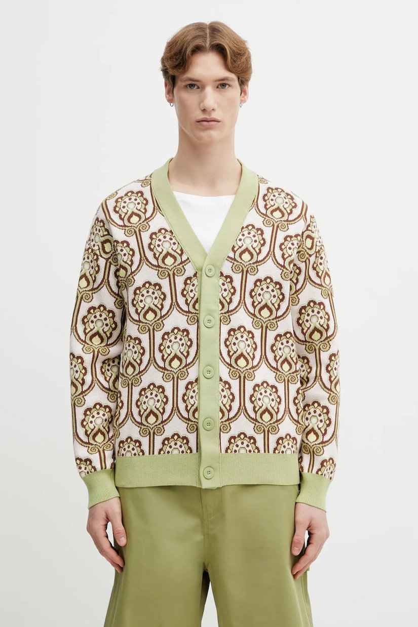 Drôle de Monsieur cardigan din bumbac Cardigan Tapisserie Florale