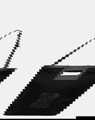 Max Mara Beachwear geantă de plajă pentru femei, din bumbac ECRU