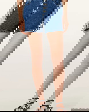 AllSaints pantaloni scurți pentru femei, din denim TAY